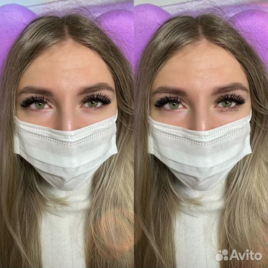Наращивание ресниц на дому