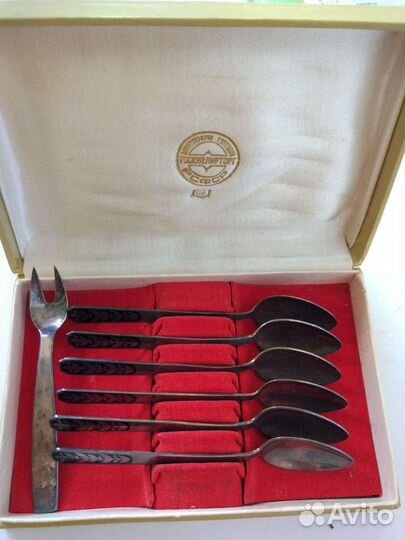 Чайные ложки мельхиор