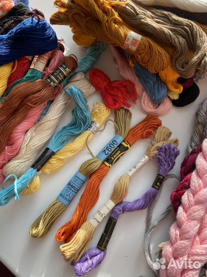 Нитки мулине СССР gamma пнк Кирова