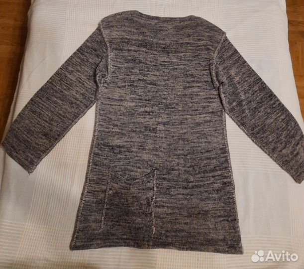 Джемпер свитер вязаный лён