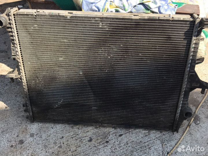Радиатор основной Ауди Q7 4l б/у 3.0тди