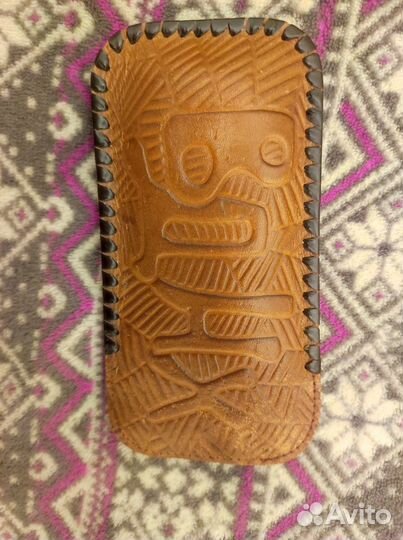 Очешник кожаный надпись СССР ВДНХ