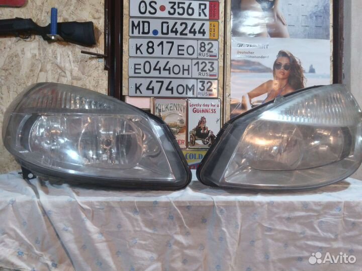 Фары renault scenic 2