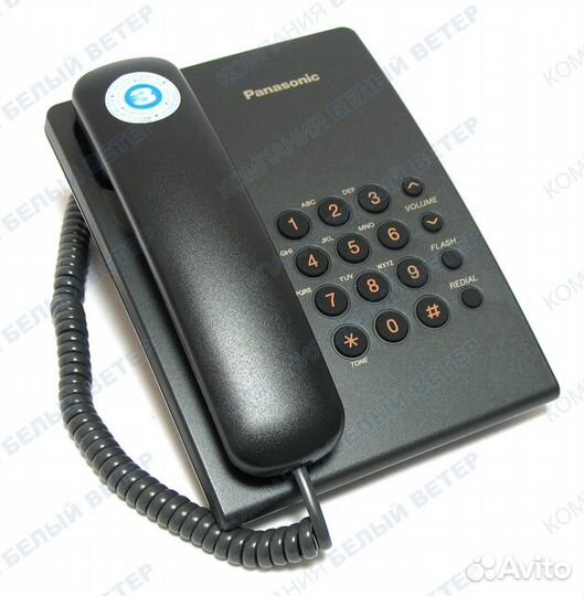 Телефон проводной Panasonic KX-ts2350ca. (Новый.)