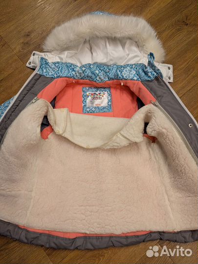 Куртка зимняя для девочки 122