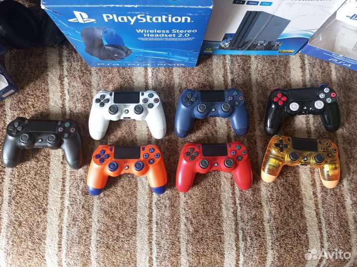 Оригинальные геймпады и аксессуары для ps4
