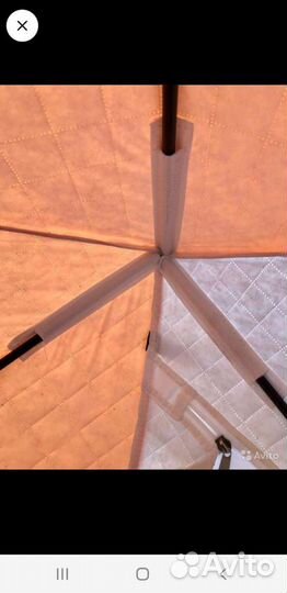 Палатка куб зимняя трехслойная 2*2