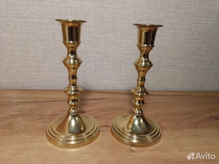 Подсвечник латунь