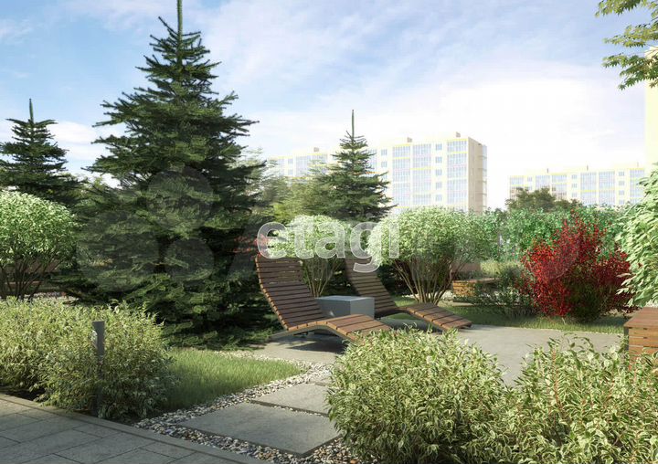 Квартира-студия, 34 м², 9/15 эт.