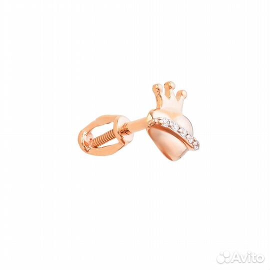 Серьги золотые