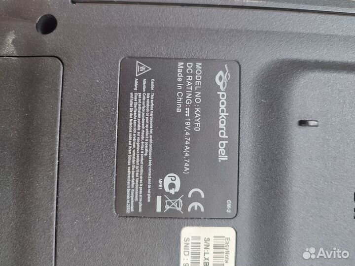 Ноутбук Packard Bell 17