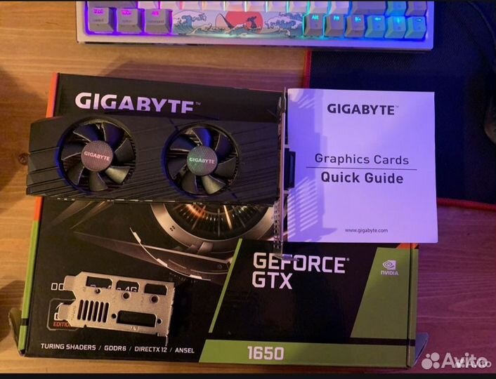 Видеокарта Gigabyte GTX 1650 OC Low Profile 4G