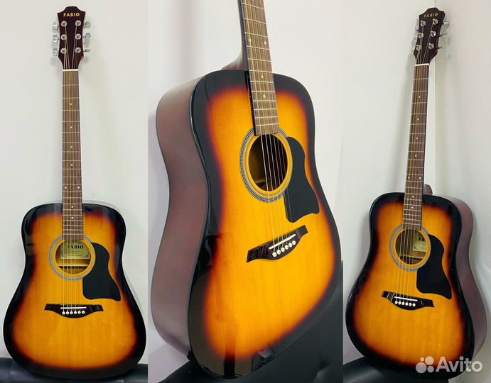 Гитара акустическая новая Fabio FW220 SB
