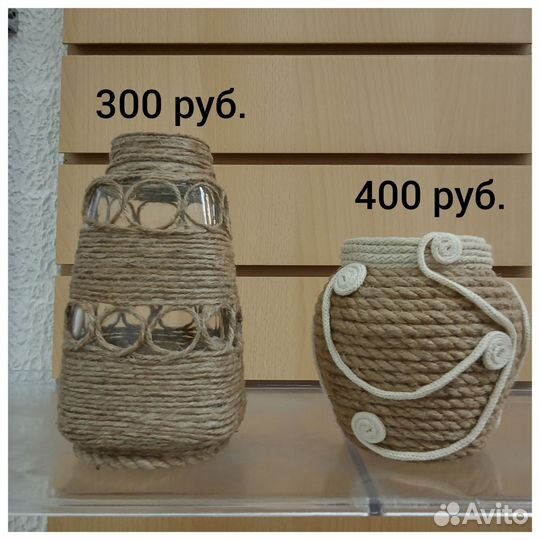 Декоративные корзинки, вазочки, короба