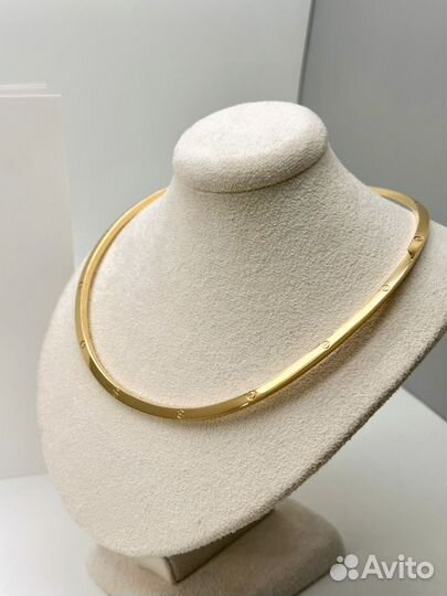 Колье Cartier Love золото 18 карат