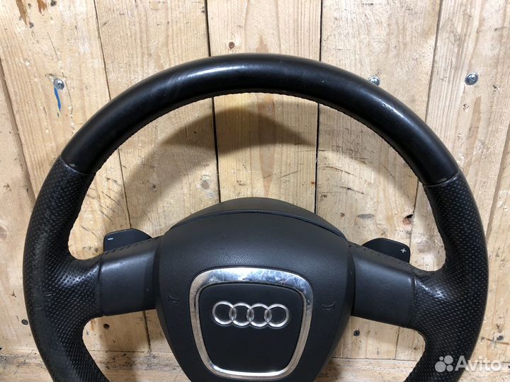 Руль кожаный Audi A4 B7, A3 8P, A6 Арт. 120216