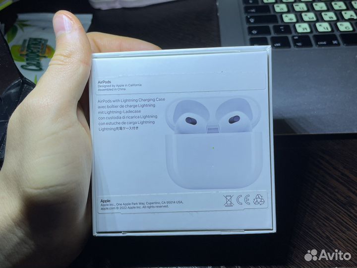 Коробка оригинал Airpods 3