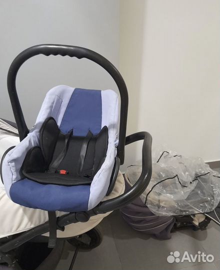 Коляска 2 в 1+автолюлька