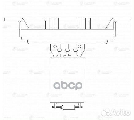 Резистор отопителя УАЗ Патриот н/о (тип Delphi)