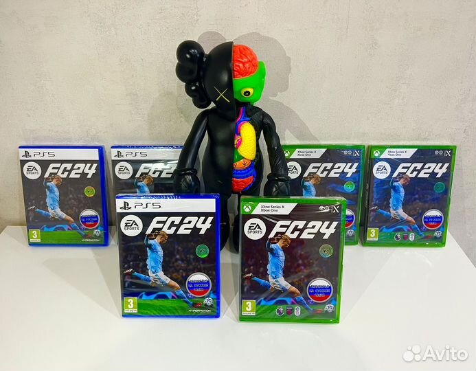 Диски EA FC 24 xbox / PS 5 FIFA 24