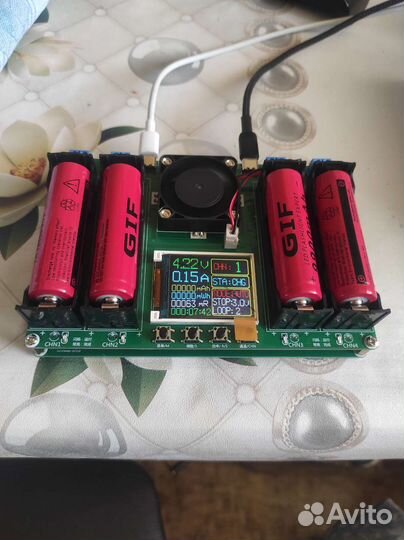 Тестер акб 18650