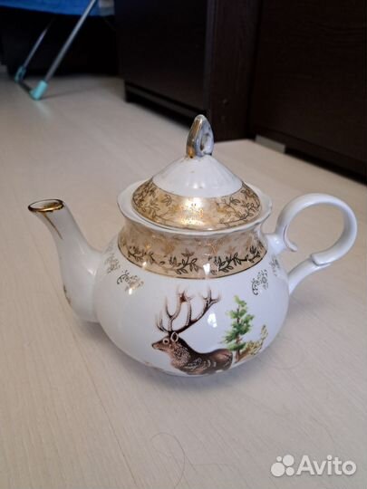 Чайник заварочный фарфоровый