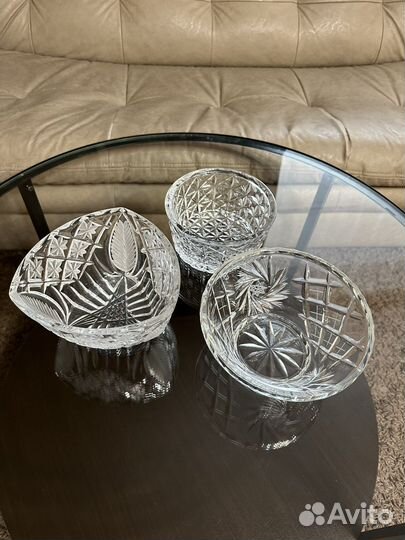Салатники хрустальные СССР