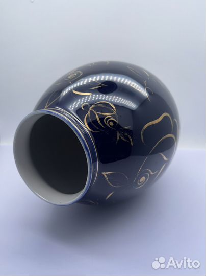 Ваза СССР Гжель 1960 года