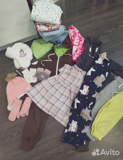 Вещи пакетом на девочку