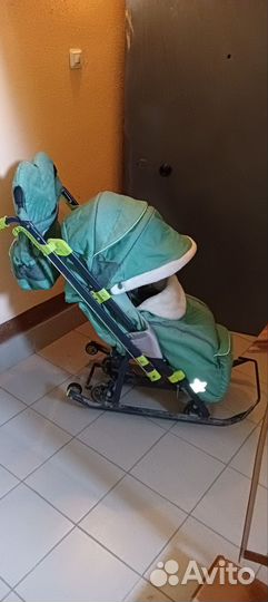 Санки коляска ника 7-3
