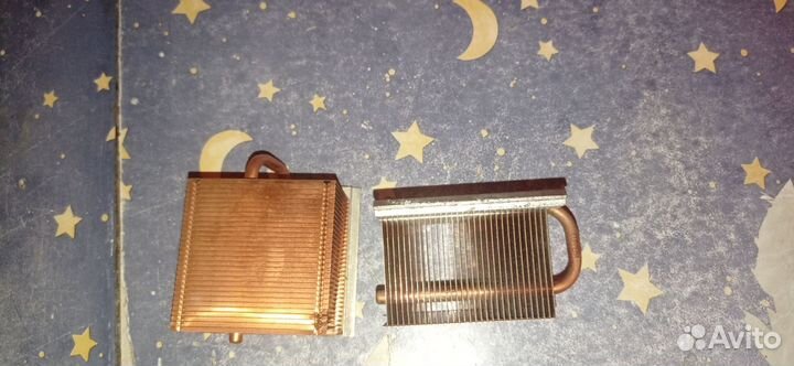 Радиатор для процессора меднный, на сервера