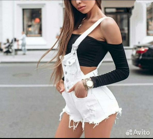 Комбинезон шорты женский