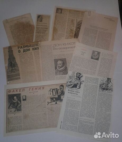 20Подборки материалов о писателях из газет,журн