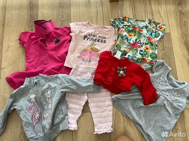 Пакет одежды на девочку 80