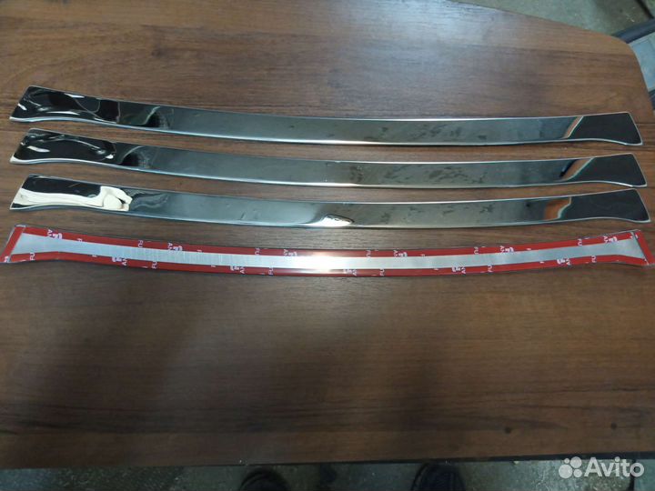 Хром накладка на губу бампера гранта FL