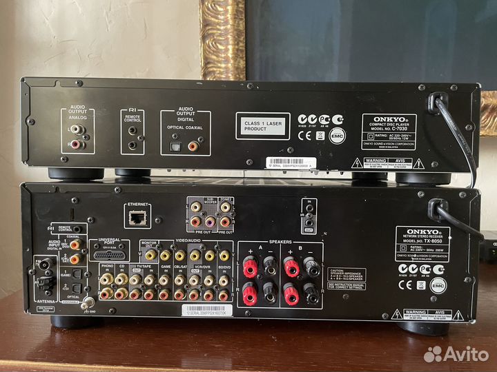 Комплект onkyo tx-8050 и c-7030