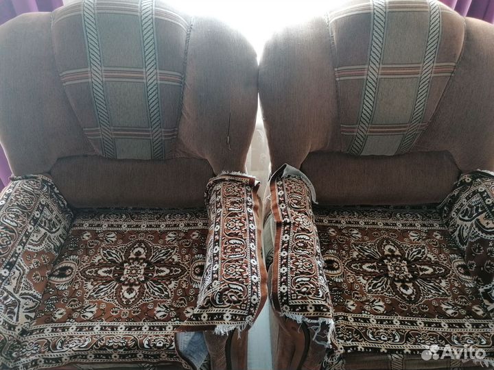 Диван и 2 кресла бу