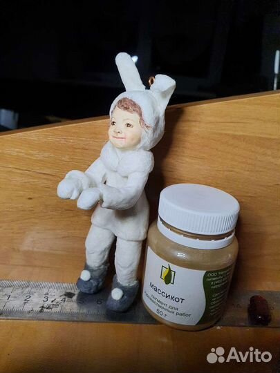 Ватные елочные игрушки