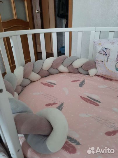 Коса в кроватку/бортики в кроватку