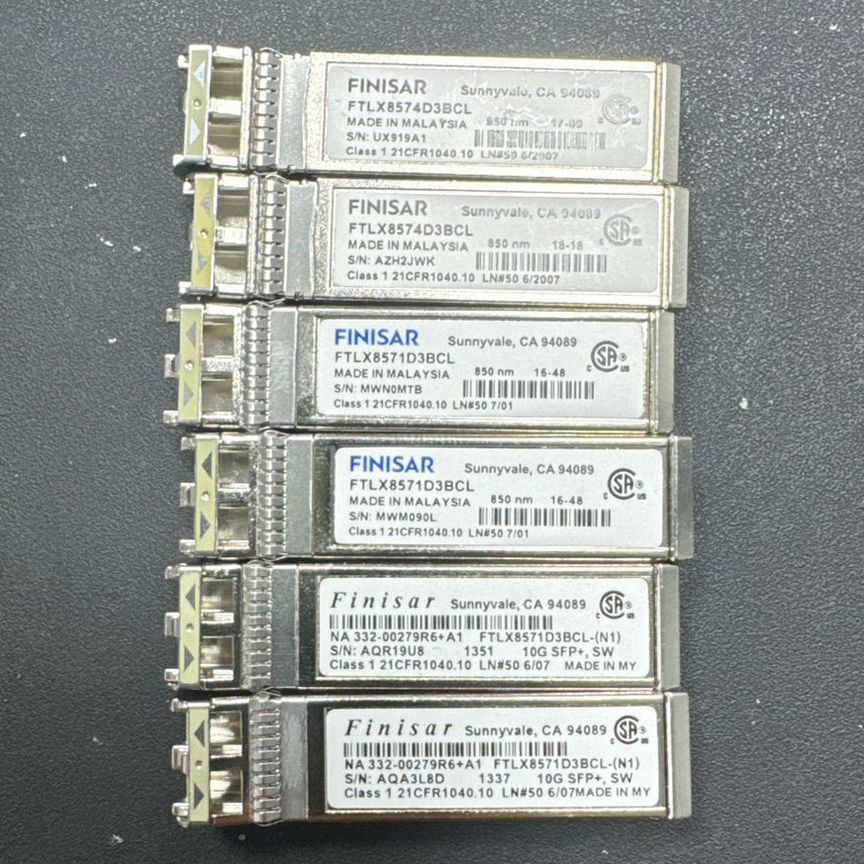 [FTLX8571D3BCL] Трансивер Finisar 10gbe 850nm Sfp+ Ftlx8571d3bcl
