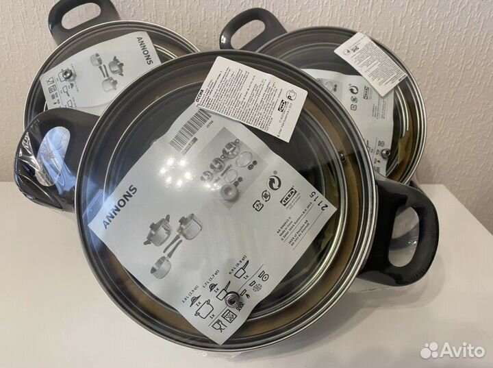 Набор посуды IKEA аннонс 3 предмета