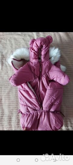 Зимний конверт в коляску на овчине