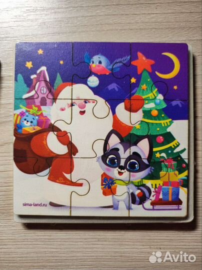 Деревянные пазлы для малышей