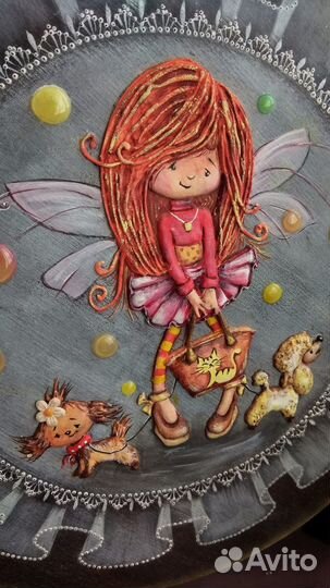 Панно, картина,декор в детскую * ручная работа