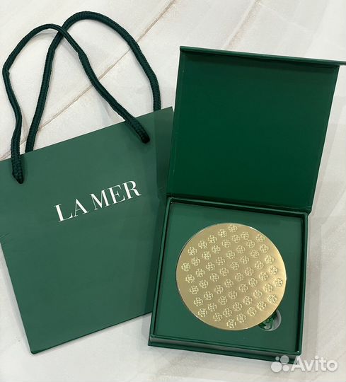 Зеркало карманное la mer, цвет золото