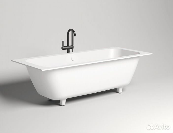 Ванна Salini Orlanda axis KIT S-Sense 190x80 белая глянцевая