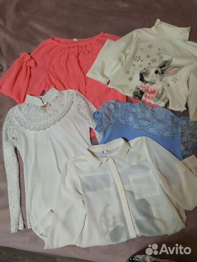 Блузки для девочки 140 146