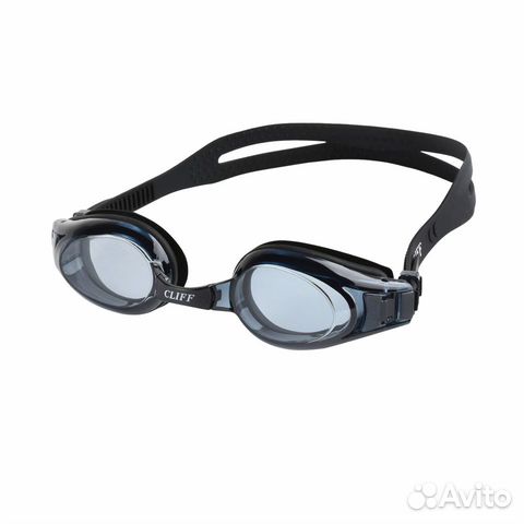 Очки для плавания взрослые cliff G3000, чёрные