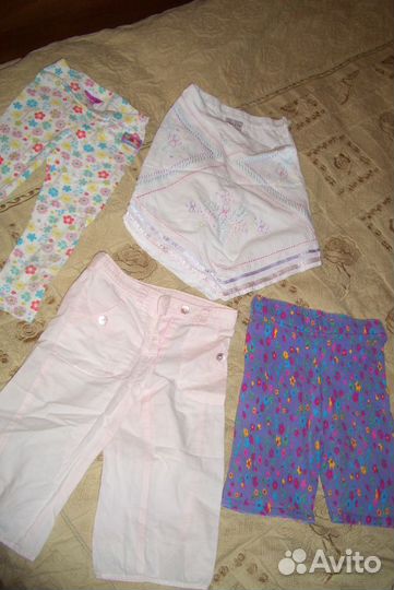 Пакет вещей леггинсы, юбка, бриджи, велосип., для