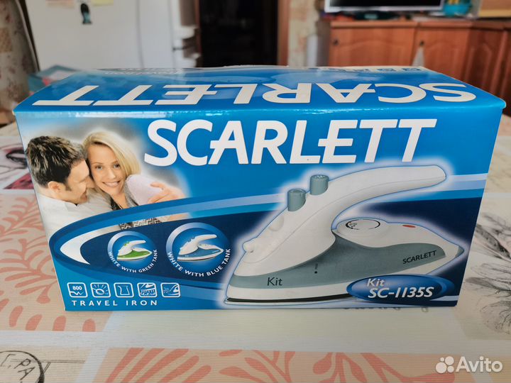 Дорожный утюг Scarlett SC-1135S Новый